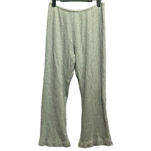 DONNI. Ribbed pants  in heather grey size small